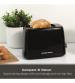 Hamilton Beach HB1116B Essential 2 Slice Plastic Toaster - Black